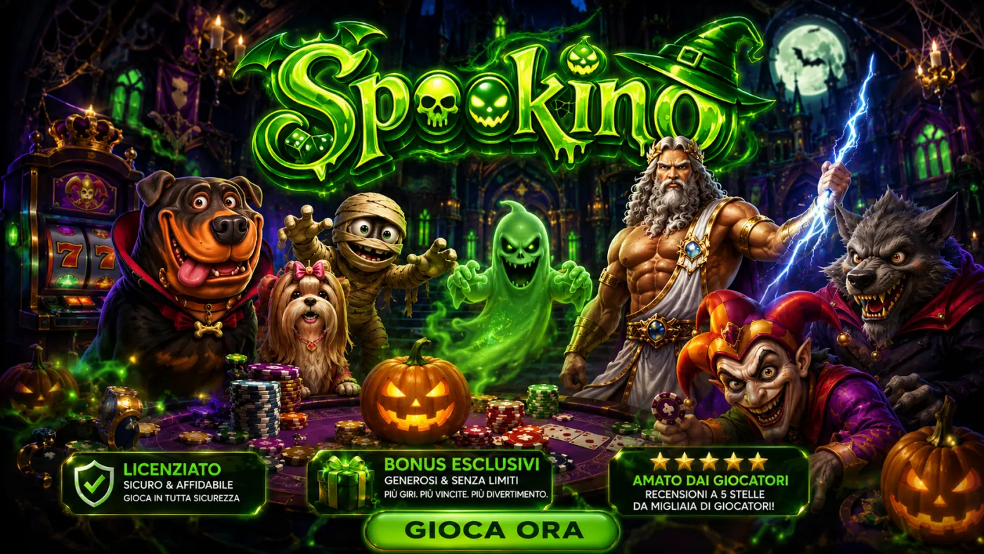 Spookino Casinò — bonus esclusivi, gioca ora